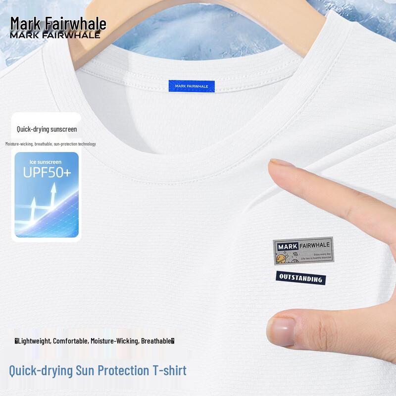 Mark Fairwhale Men s 2026 Summer Quick-Dry Sun Protection T-Shirt 2XL