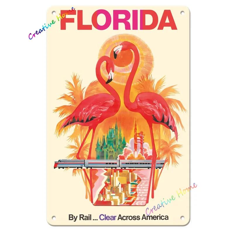 

Металлическая табличка Key West Southernest Point Florida Poster Tin Sign Home Beach Club Club House Wall Decoration Retro Metal Plate 20x30cm