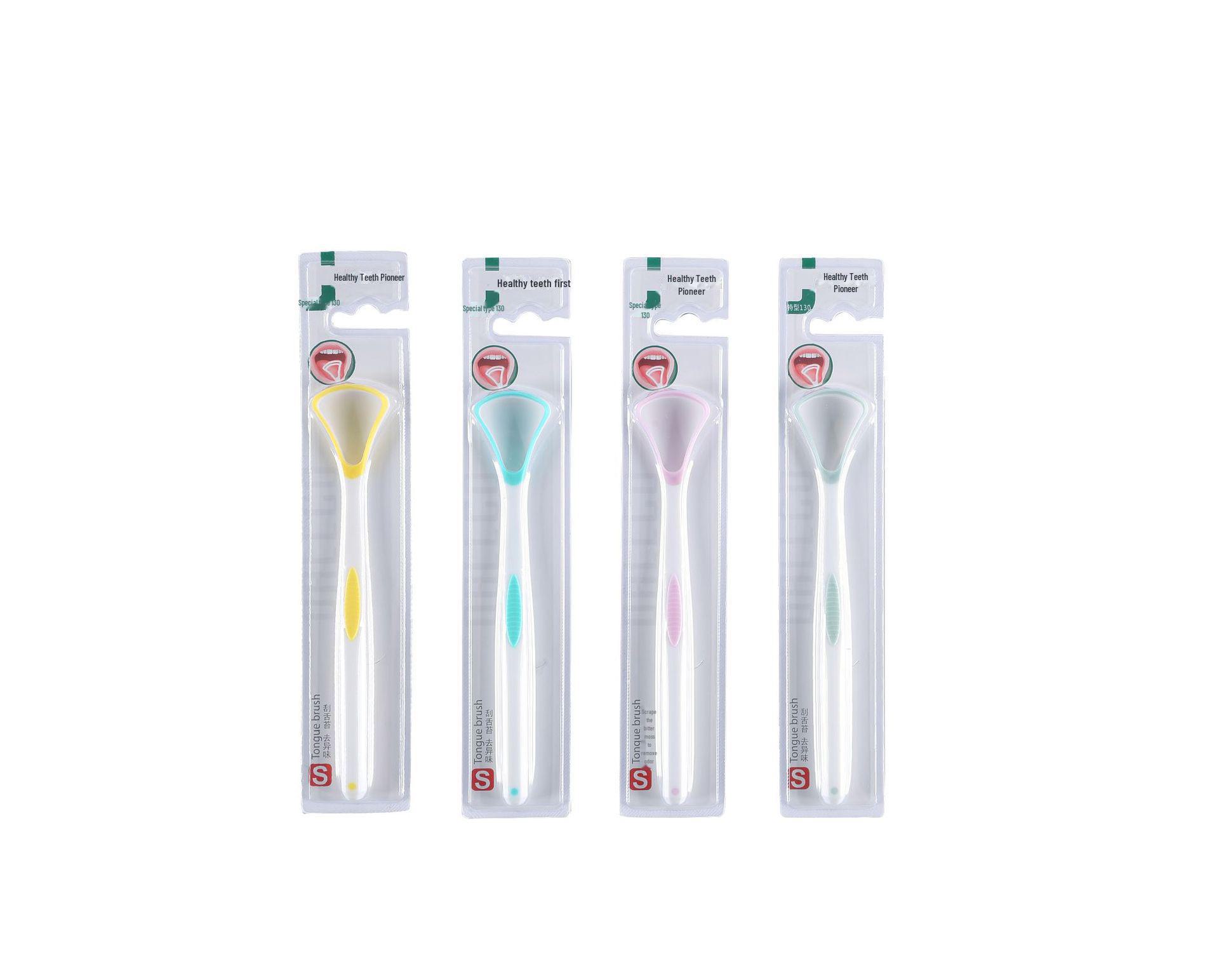 

Скребок для языка марки Jian - инструмент для чистки полости рта для свежего дыхания, индивидуальная упаковка single pack