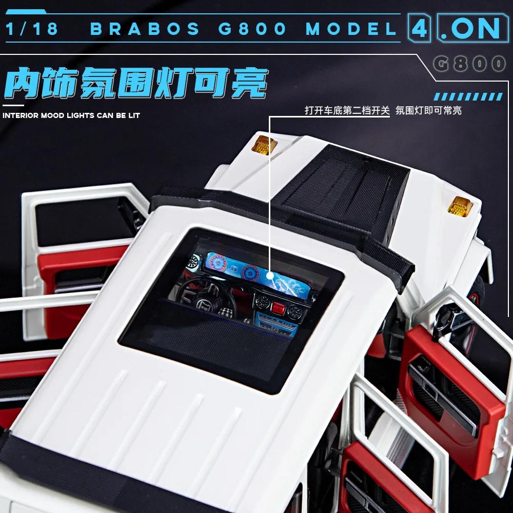 1:18 Mercedes Benz G800 Simulation Diecast Metal Alloy Model car Sound Light Collection Kids Toy Gifts
