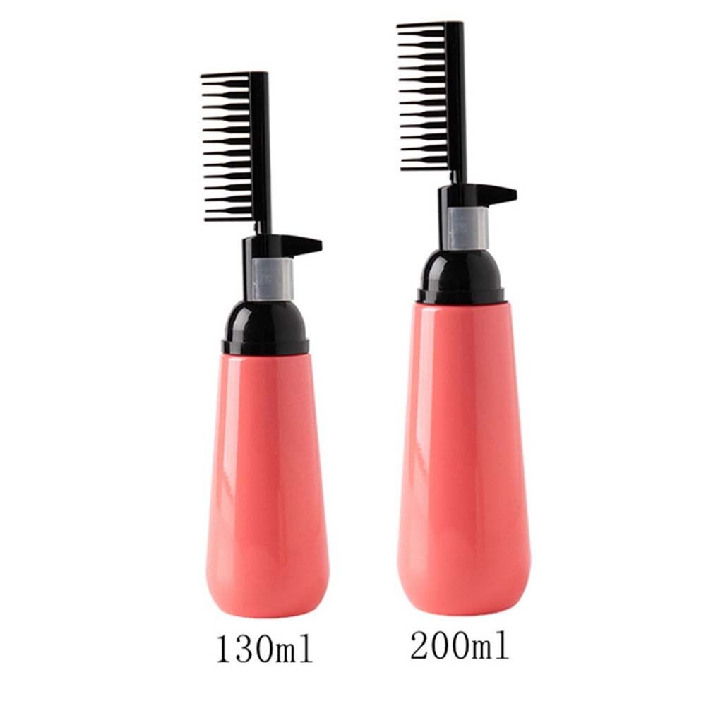 Salon Refillable Empty Bottle Hair Colouring Comb Bottle Hair Dye Bottle Applicator Hairs Brush