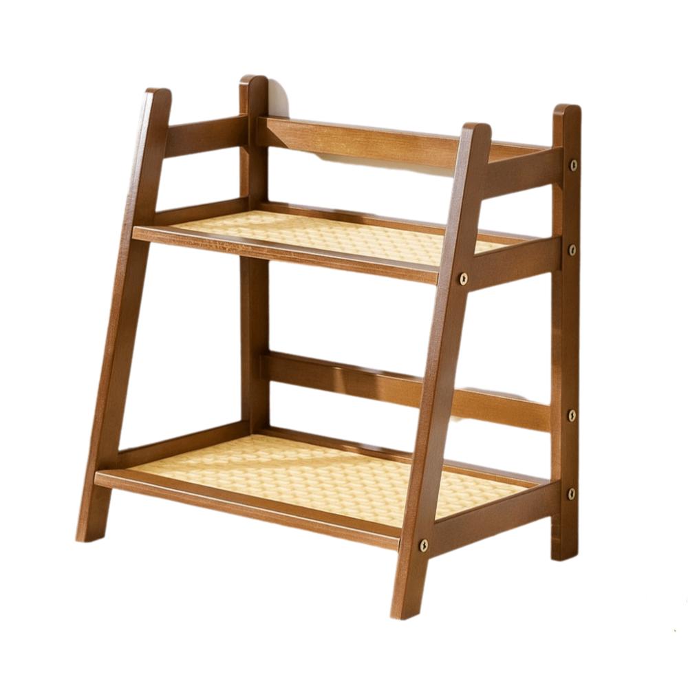 Space-saving Wooden Storage Shelf Steady Cosmetics Storage Shelf Kitchen Shelf  Dorms