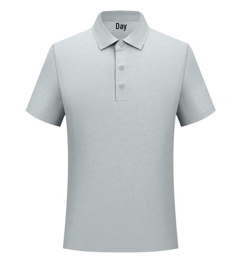 Schnelltrocknendes kurzärmeliges Poloshirt für Arbeitskleidung mit Logo-Stickerei