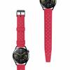 ERBORD Universal Silicone Strap 22mm, Tropic, Red / Black Buckle