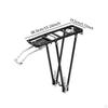 Bicycle Luggage Rack, Rear Seat Easy to Install Rack Mount for Road