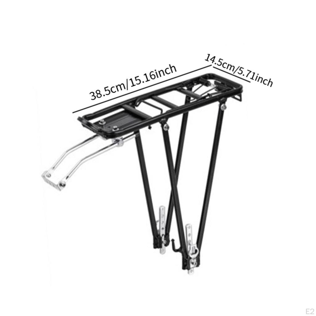 Bicycle Luggage Rack, Rear Seat Easy to Install Rack Mount for Road