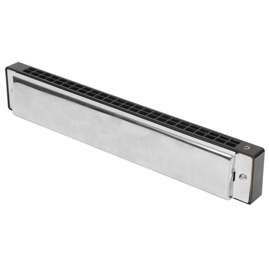 24 Hole Harmonica C Key Octave Tuning Beginner Popular Musical Instrument Supplies