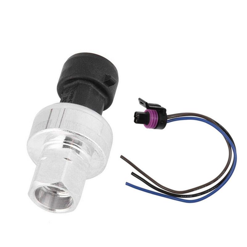 13587668 Car A/C Air Conditioning Refrigerant Pressure Switch Sensor with Connector For GM Buick Chevrolet Hummer 3pins