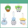 Penguin Cactus Octopus Baggage Grass Plush Pendant Keychain Cartoon Plush Doll