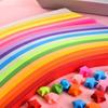 Hand Fold Colorful Sided Quilling Lucky Star Art  Crafts Paper Strip Origami Paper Star Origami