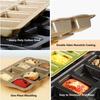 Mini Loaf Pan 8-Cavity Carbon Steel Bakeware Non-Stick Bread Baking Tray One-Piece Design