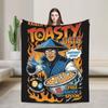 Mortal Kombat Smoke MK Blankets Fleece Warm Throw Blankets for Bedroom Sofa Bedspread
