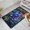 Future Car Showcase Pattern Rug Floor Mat for Living Room or Bedroom Soft and Comfortable Carpet a Gift for Birthday and Holiday.