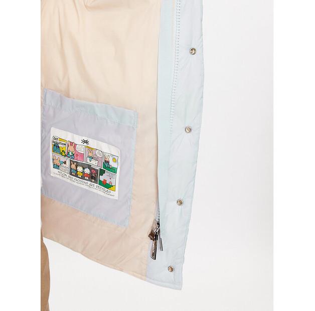 Зимняя куртка United Colors Of Benetton 2NIWUN040, светло-голубая, стандартный крой