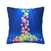 Heißes Spiel Bingo Bälle Karten Kissenbezüge Heimdeko D-Druck Sofa Stuhl Kissenbezug Polyester Weicher Kissenbezug