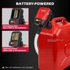 Automatic Fuel Transfer Pump With Auto-Stop Sensor(3.2 GPM), Battery Operated Gas Can Pump With 3 Can Adapters, Extra Long Hose, Portable Fuel Pump