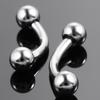 10Pcs/lot Steel Eyebrow Banana Piercing Ring Curved Barbell Lip Ring Snug Daith Helix Rook Earring Cartilage Tragus Body Jewelry