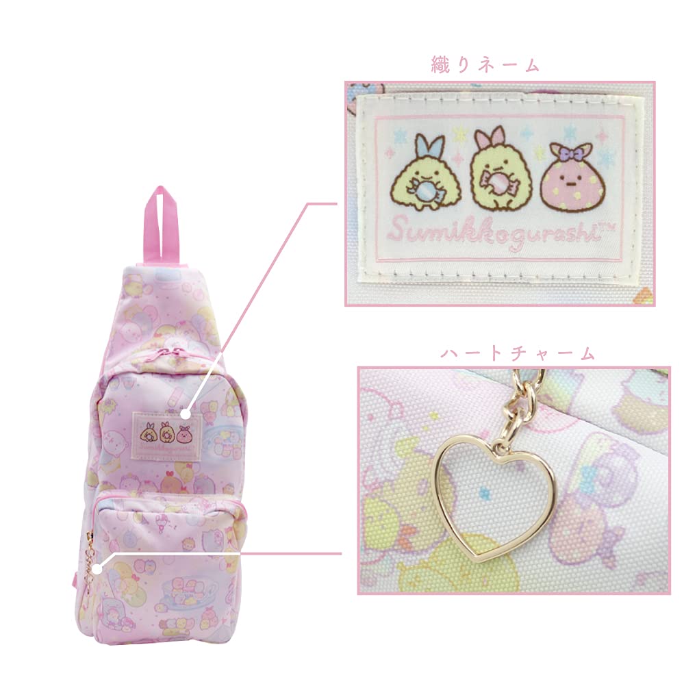 Sumikko Gurashi One Shoulder Bag Heart Charm [Pink/PINK]