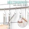 4 Solid Hook-shaped 304 Stainless Steel Hooks
