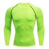 Men Quick-Dry Athletic T-Shirt Breathable Stretchy Moisture-Wicking Short Sleeve Compressed Fitness Gym Sports Workout 8 Colors
