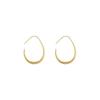 Chic Geometric Hoop Earrings: Simple, Versatile, High-End Style for Women