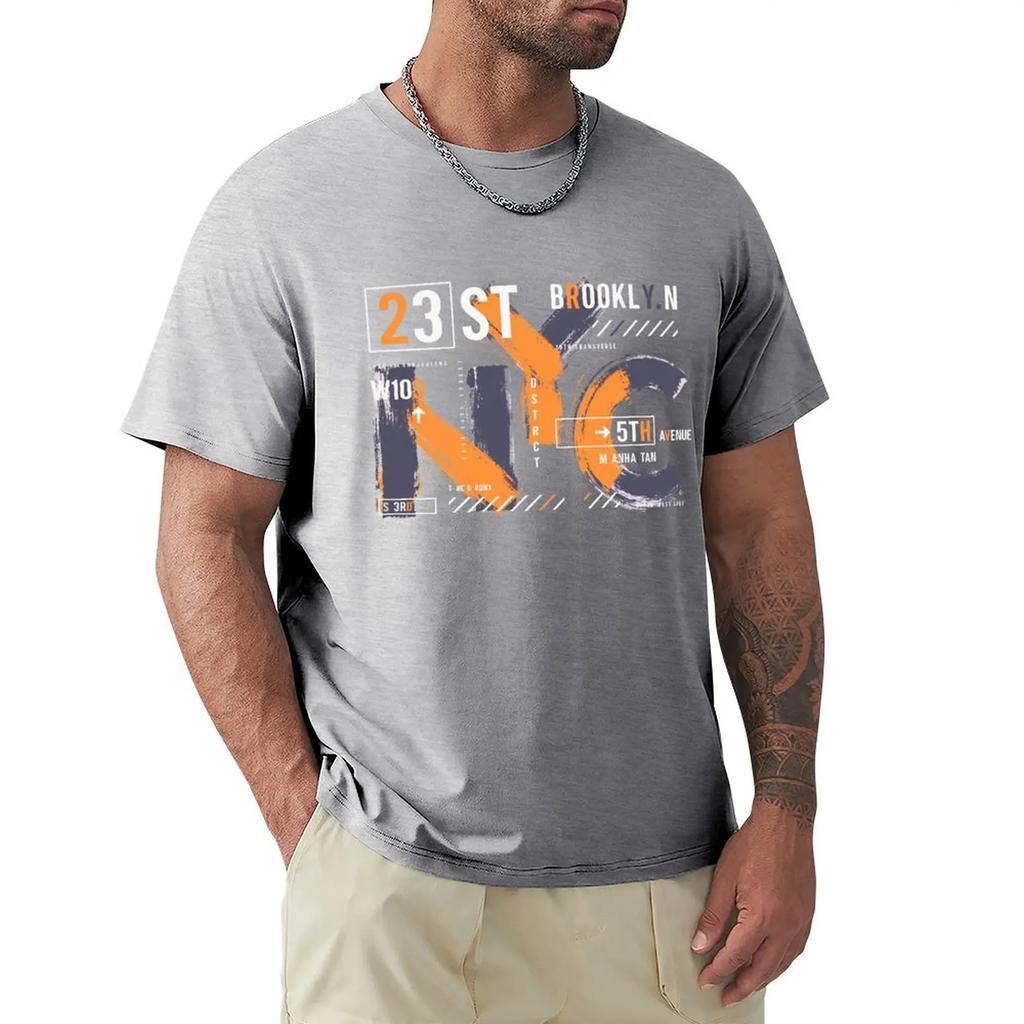 New York City Urban Stylish Graphics NYC T Shirt Harajuku Short Sleeve T-shirt 100% Cotton Graphics Tshirt Tops