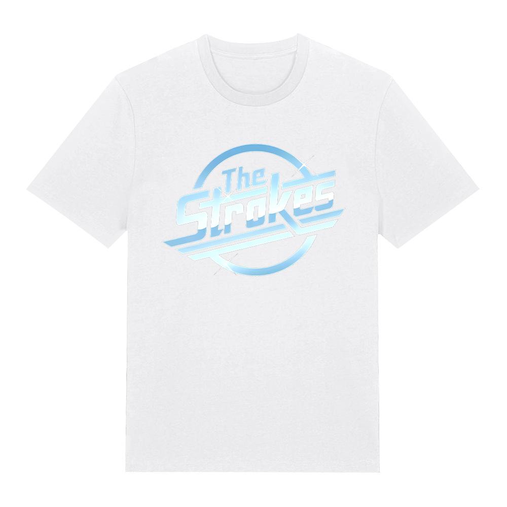 The Strokes Rock Band Logo T Shirts The Strokes Merch T-shirts Vintage Graphic Print Clothes Unisex Pure Cotton Short Sleeve Tees Anime T-shirt