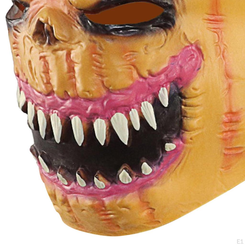 Halloween Head Mask Cosplay Fancy Dress Novelty Pumpkin Masquerade for Festival,