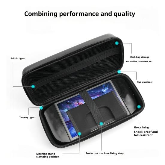 Storage Bag for Legion Go 2 Anti-Fall Hard Shell Shock Absorption Waterproof