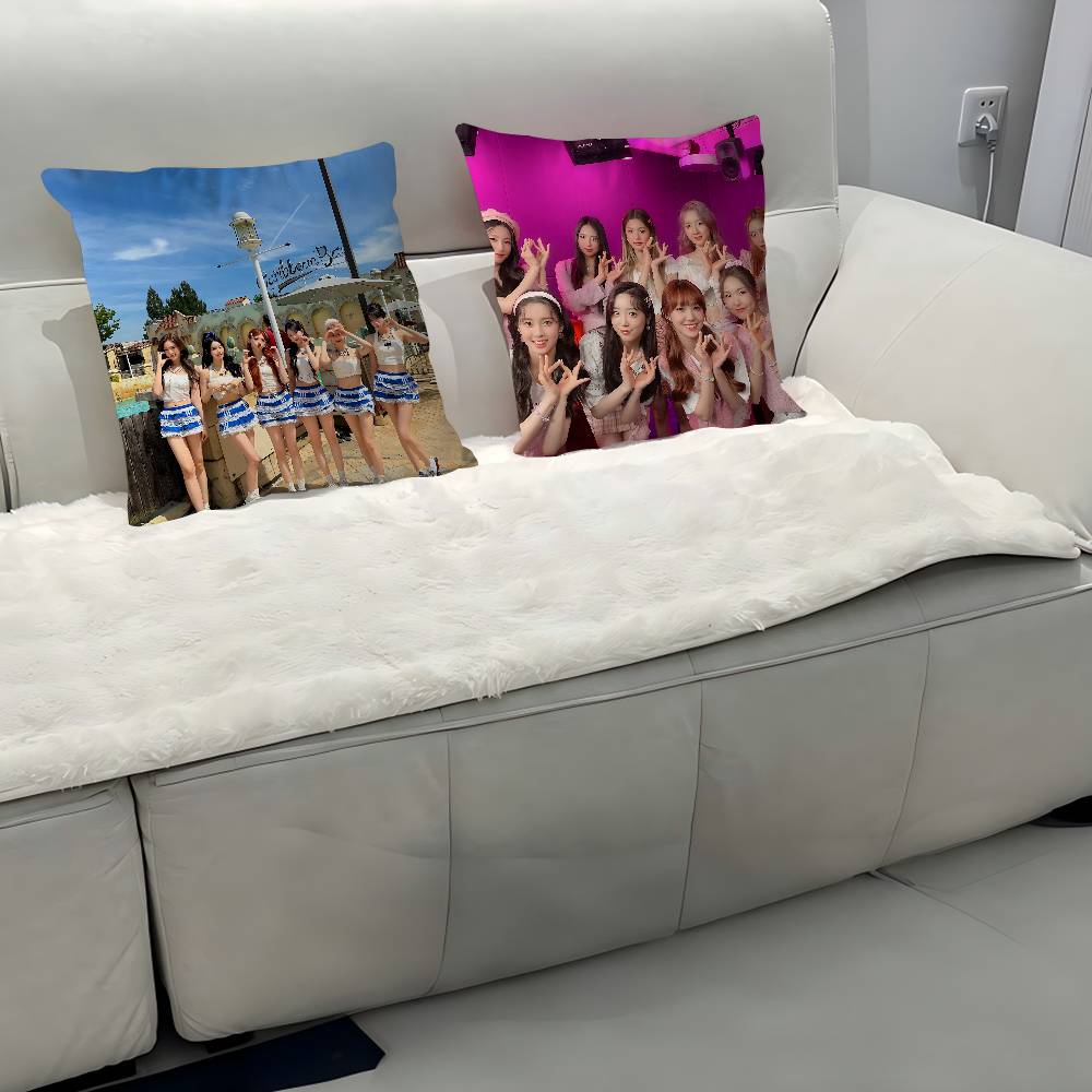 Kpop L-LIGHTSUM Pillow Case Removable Washable Cushion Cover – All-Season Soft Linen