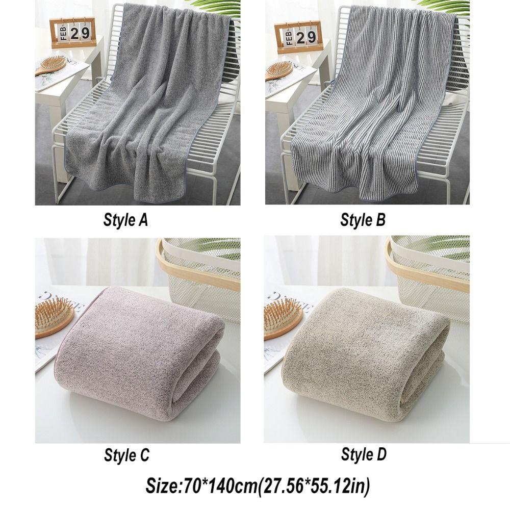 Thickened Bath Towel Absorbent Beach Towel Multipurpose Sports Shower Towel Swim