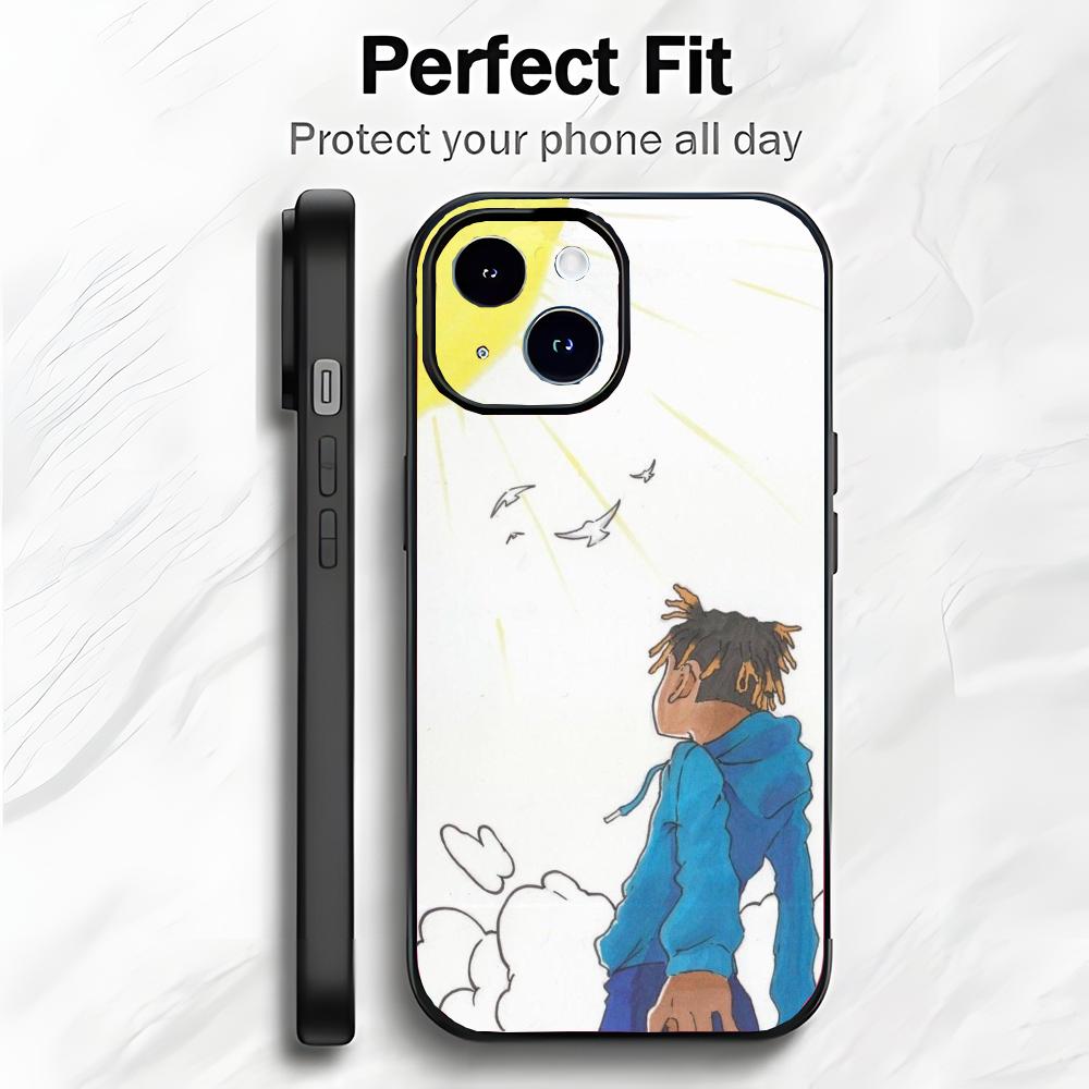 Emotional Rap Star J-Juice WRLD Phone Case Phone Case Soft Packaging Lightweight For iPhone17 16 15 14 13ProMax