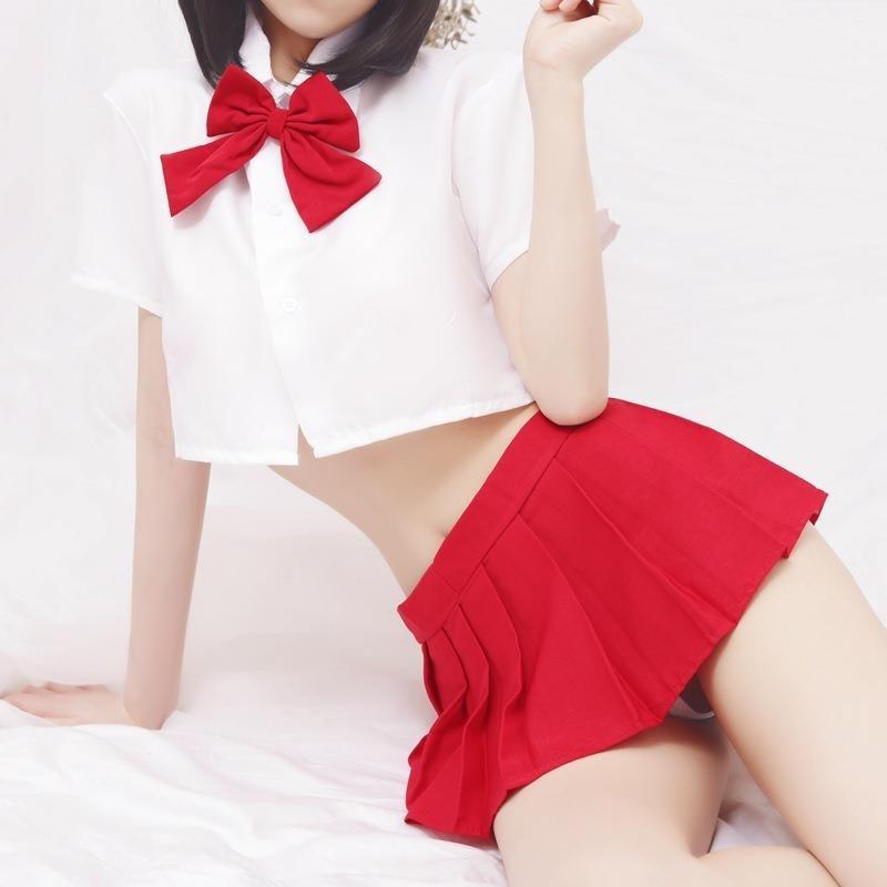 Lingerie College Dress Sexy J Seduction Hot Pleated Skirt Secretary Skirt Cosplay Nightclub Dress