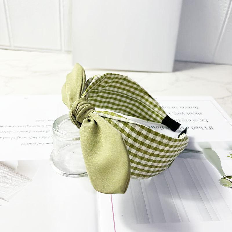 New Paisley Headband for Women Wide-Brimmed Floral Print Hairband with Bow Tie and Rabbit EarsTurban Headwrap Girls Accessories