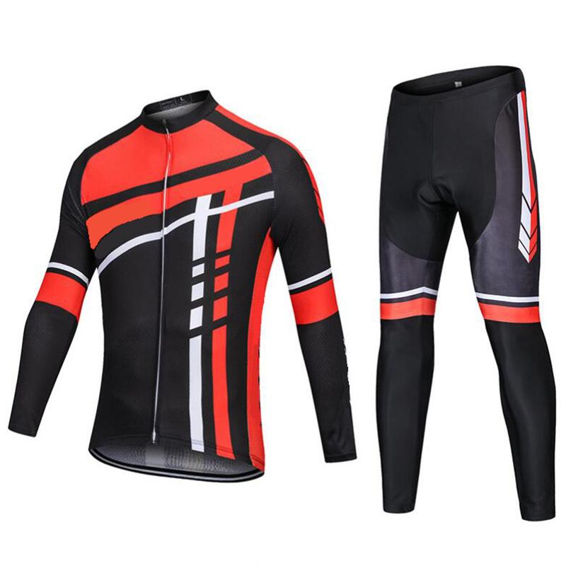 2026 Autumn Breathable  Long Sleeve Bicycle Sets Men Cycling Jersey with Pants Selling Autumn Winter Bike Clothing Racing Suit Pro Team Cycling Sets