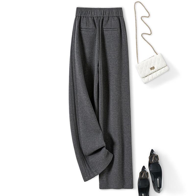 Women's Drawstring Elastic Waist Drapey Casual Pants