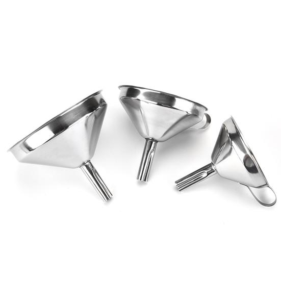 Stainless Steel Detachable Funnel with Filter Cooking Oil Transmit Kitchen Tools
