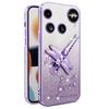 For Nothing Phone (3) 5G Case Dragonfly Kickstand TPU Flowers Glitter Phone Cover