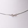 [ZIMO] White Pearl Chain Necklace with 925 Sterling Silver Accessories, Single Freshwater Pearl Pendant