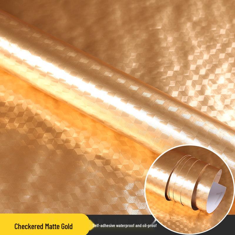 Waterproof Fireproof Oil-Proof Aluminum Tile Sticker for Kitchen Surfaces