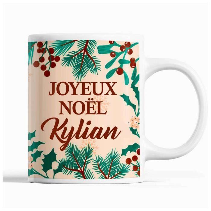Mug - Noël Kylian - Beige - Front/back Print - Dishwasher and Microwave Safe