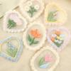 10pcs Embroidered Cute Flower Heart Patches Applique for Backpack Shoes Hats Scrapbooking Decoration DIY Sewing Accessories