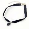 1X Gothic Velvet Heart  Choker Handmade Necklace Pendant Retro 80 90S