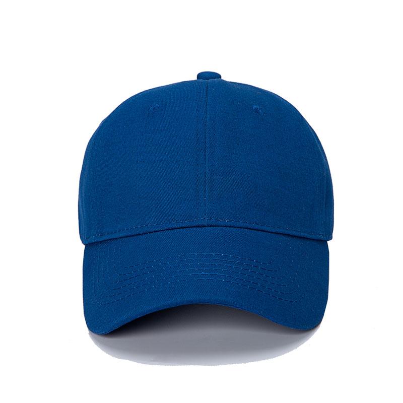 Casquettes de baseball pour hommes, ajustables, couleur unie, décontractées, unisexes, en coton, avec logo imprimé brodé personnalisé