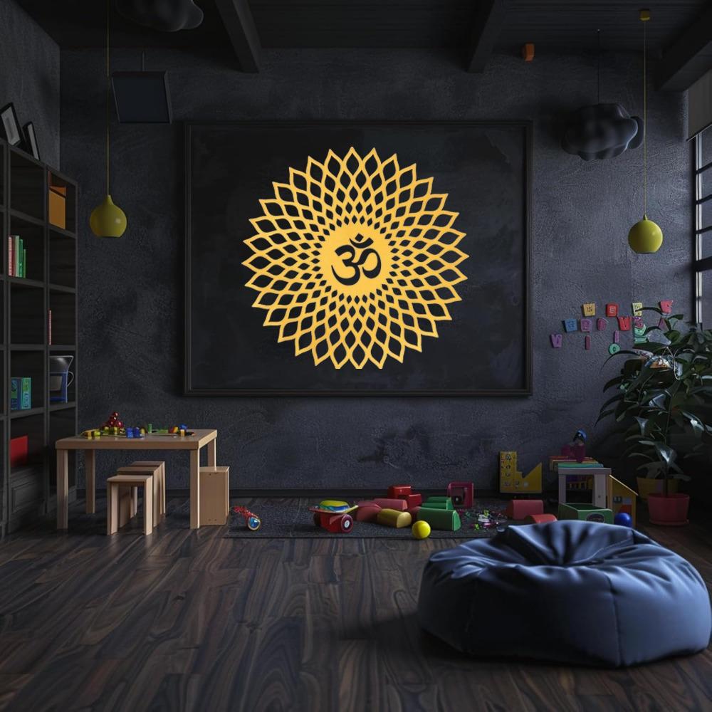

Sacred Glistening Metal Wall Art Circular Serenity Home Decor TY8109