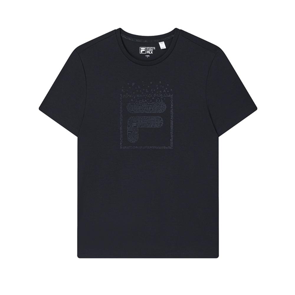 New FILA Lifestyle WHITE T Shirt Men's Legend Blue F11M523119FNV