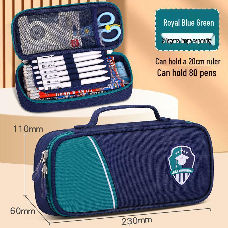 Korean-Style Large Capacity Pencil Case for Students - New Simple Design