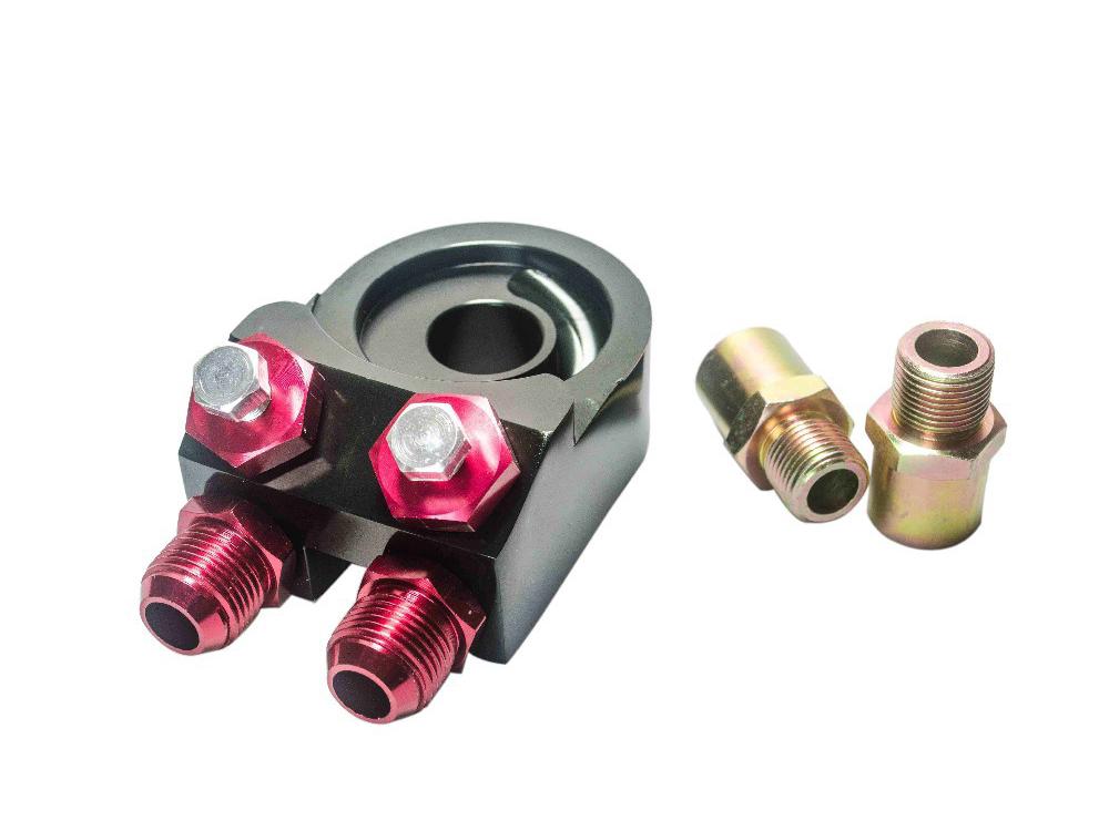 AN10 Universal Aluminum Oil Cooler Adapter for Turbo T3/T4 Engine Plate