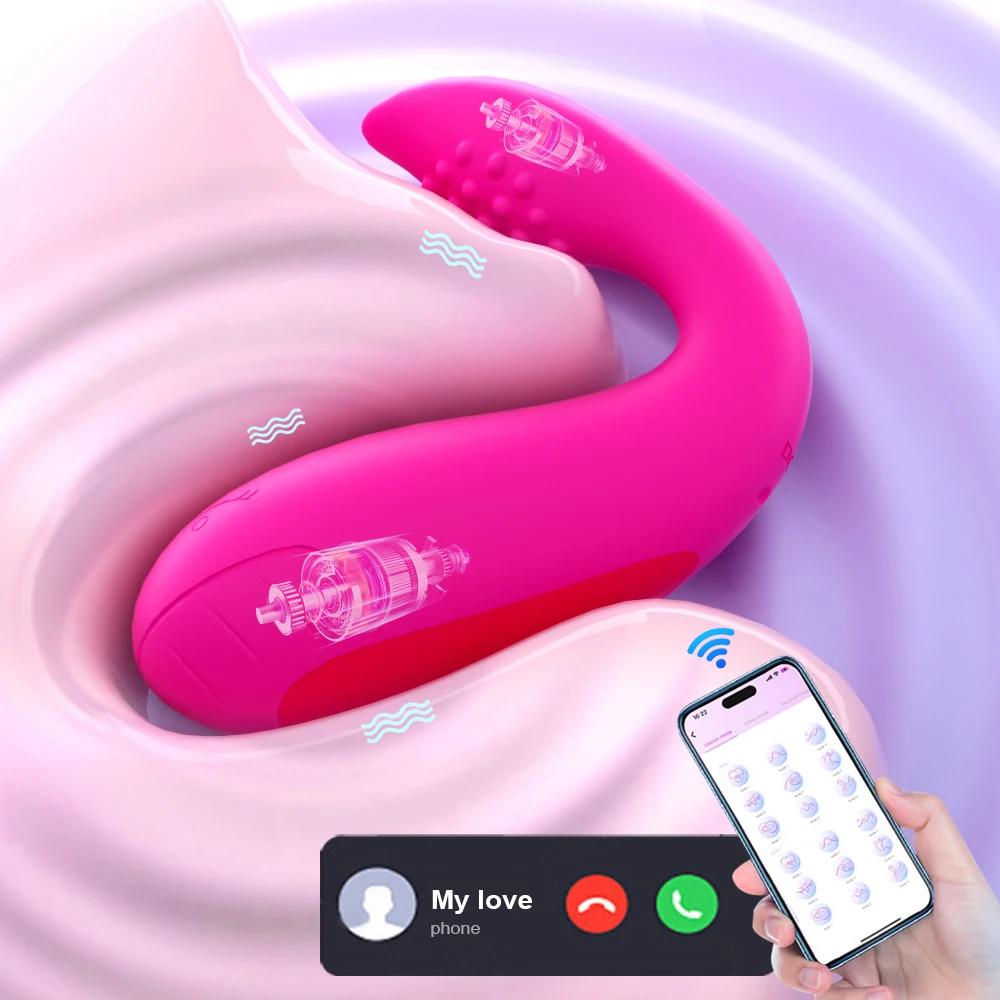 APP Bluetooth Control Vibrator Egg ქალებისთვის კლიტორის სტიმულატორი Wearable G წერტილი ვიბრატორი Love Egg ზრდასრულთა ვიბრაციული სექს სათამაშო