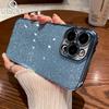 Luxury Square Plating Glitter Case for iPhone 16 15 14 Plus 13 12 Mini 11 Pro Max X XR XS Shiny Bling Soft Clear Silicone Cover